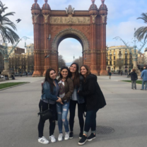 Arc with my CEA roommates!  Sightseeing the first week we arrived.